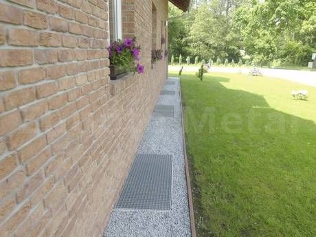 Irregular steel grating doormat