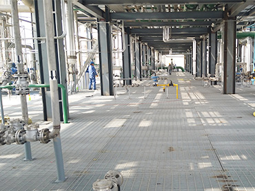 Saudi Arabia Power Plant flooring grating
