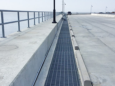 Trench cover steel grating for a seaside city for Thailand