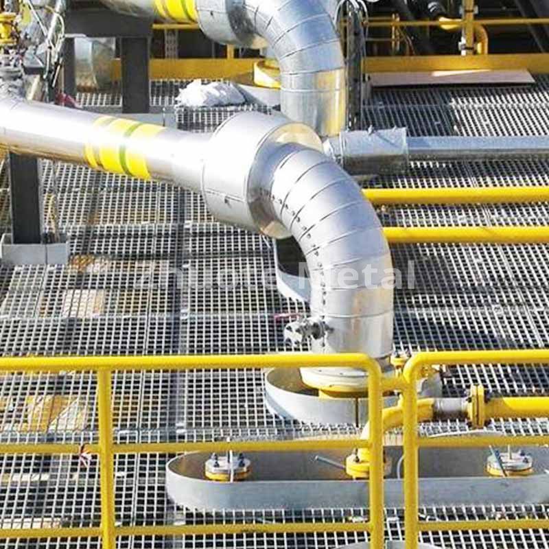 Platform steel grating