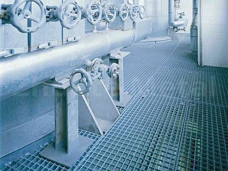 Galvanized Serrated steel grating