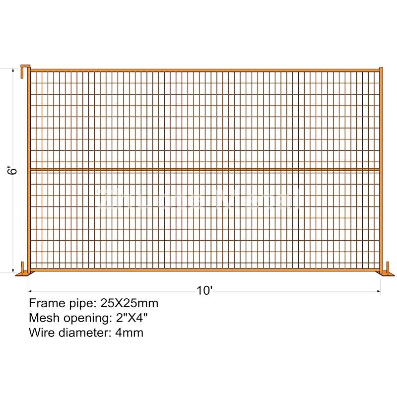 CA temp fencing