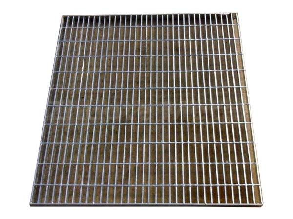 Unframed steel grating doormat