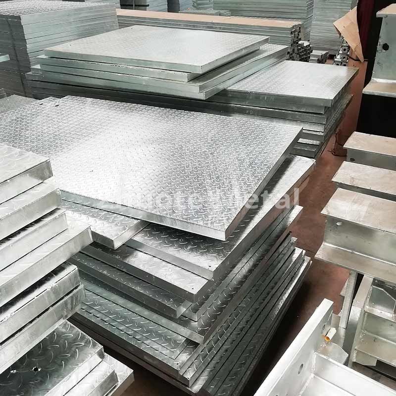 Compound steel grating