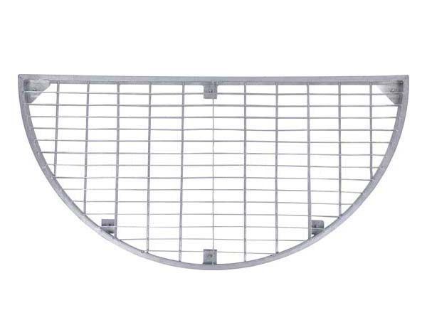Irregular steel grating doormat
