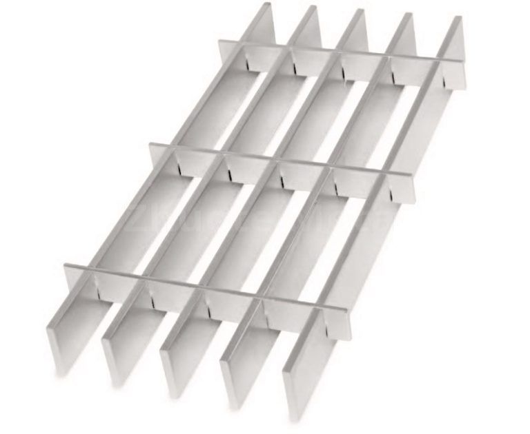 Flat aluminum grating